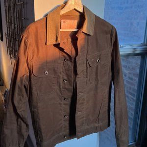 Taylor Stitch - The Long Haul Jacket in Field Tan Waxed Canvas